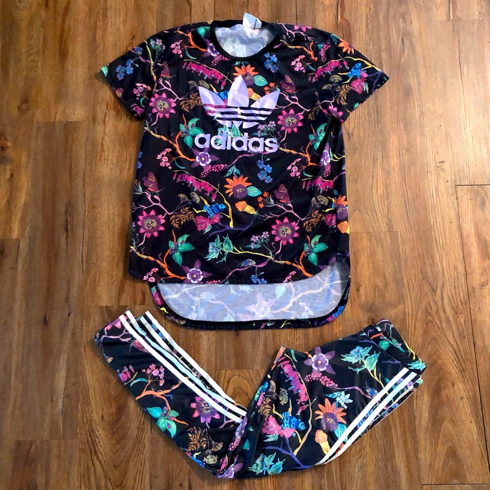 *SOLD* Adidas Poisonous Garden 2-Piece Set